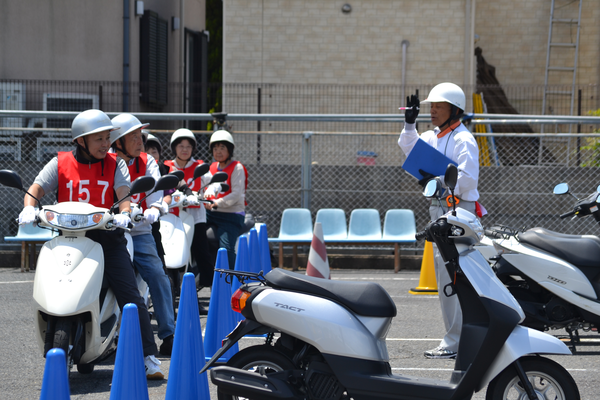 高齢者ミニバイク講習会の開催