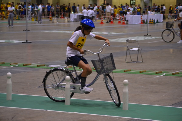 交通安全子供自転車全国大会で河合第三小学校が10位