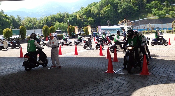 五條高校生を対象とした「ミニバイク講習会」を開催しました