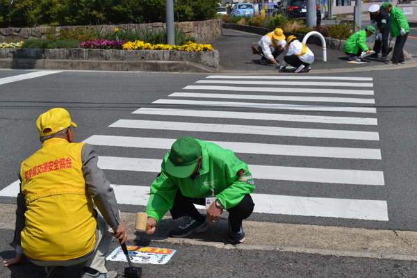 春の交通安全県民運動で様々な活動を実施しました
